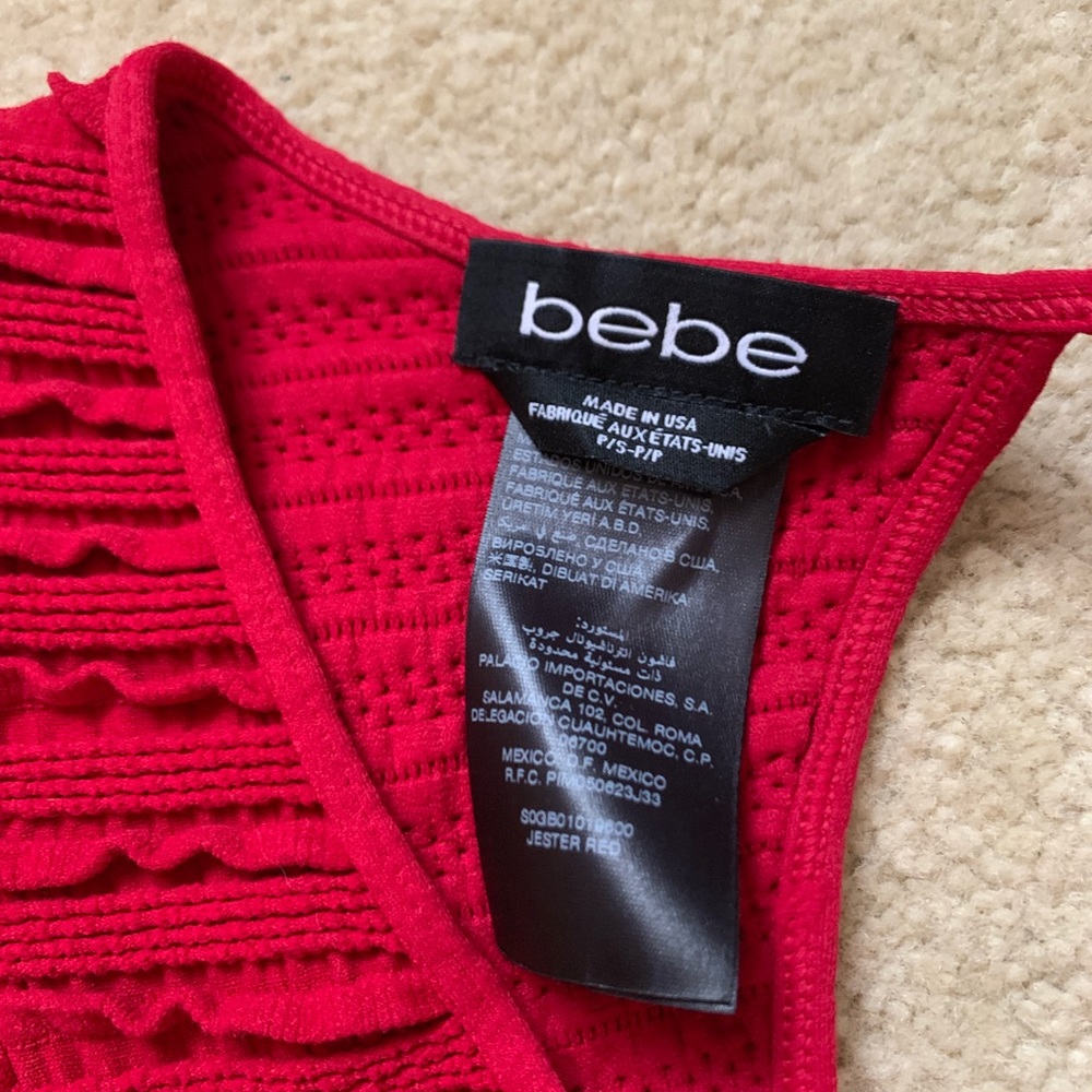 Red Bodycon Dress - Picture 2 of 3